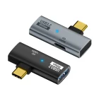 USB-C / Type-C Male to Type-C + USB3.2 Female 10Gbps Data OTG Converter PD 100W Charging Adapter, Type-C + USB - Image 2