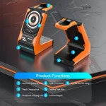 T21 3 in 1 Mecha Charger Mobile Phone Watch Earphone Desktop Wireless Charging Dock Station - Image 4