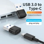 USB3.0 Male to USB-C / Type-C Female OTG Adapter 5Gbps Transmission - Image 3