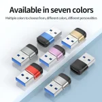 USB3.0 Male to USB-C / Type-C Female OTG Adapter 5Gbps Transmission - Image 7