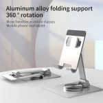 YY-022 360 Degree Rotation Aluminum Alloy Desktop Phone Tablet Holder - Image 2
