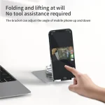 YY-022 360 Degree Rotation Aluminum Alloy Desktop Phone Tablet Holder - Image 6