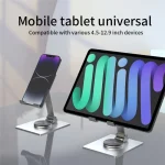 YY-022 360 Degree Rotation Aluminum Alloy Desktop Phone Tablet Holder - Image 8