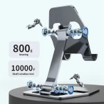 YY-018 Foldable Aluminum Alloy Desktop Phone Tablet Holder - Image 5