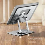 YY-J18 360 Degree Rotation Folding Hollow Heat Dissipation Phone Tablet Stand - Image 2