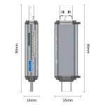 ADS-306 U-Disk Data Transfer Adapter USB / 8 Pin / Type-C Plug SD TF Card Reader - Image 4