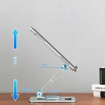Desktop Stable Adjustable Folding Rotating Aluminum Alloy Bracket - Image 2