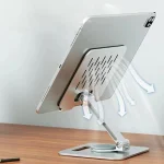 Desktop Stable Adjustable Folding Rotating Aluminum Alloy Bracket - Image 3