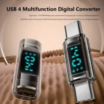 40Gbps Data Transmission PD140W Digital Display Adapter, Type-C Male to Type-C Male, Type-C Female to Type-C Female - Image 4