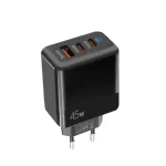 45W PD3.0 / PPS Type-C + QC3.0 USB Fully Compatible Protocol Charger, EU Plug, PD3.0 / PPS Type-C + QC3.0 USB(EU Plug)