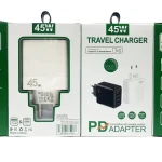 45W PD3.0 / PPS Type-C + QC3.0 USB Fully Compatible Protocol Charger, EU Plug, PD3.0 / PPS Type-C + QC3.0 USB(EU Plug) - Image 5