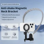 SX-P05 Magnetic Collar Phone Clamp Bracket POV View Mount - Image 5