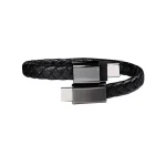 XJ-29 3A USB-C / Type-C to Type-C Creative Bracelet Data Cable, 20cm C to C, 22.5cm C to C - Image 2