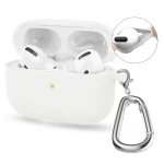 ENKAY Hat-Prince Thickened Silicone Case with Hook and Anti-lost Silicone Earbuds, For Apple AirPods 4 2024