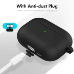 ENKAY Hat-Prince Thickened Silicone Case with Hook and Anti-lost Silicone Earbuds, For Apple AirPods 4 2024 - Image 3