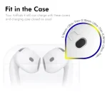 ENKAY Hat-Prince Thickened Silicone Case with Hook and Anti-lost Silicone Earbuds, For Apple AirPods 4 2024 - Image 7