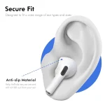 ENKAY Hat-Prince Thickened Silicone Case with Hook and Anti-lost Silicone Earbuds, For Apple AirPods 4 2024 - Image 8