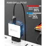 1USB QC 3.0 Wire Drawing Quick Charger EU Plug, QC 3.0 Black, QC 3.0 White - Image 5