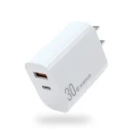 NORTHJO NOPD3002 USB-C / Type-C PD 30W + QC3.0 USB Dual Port Wall Fast Charger, US Plug, EU Plug, UK Plug, AU Plug