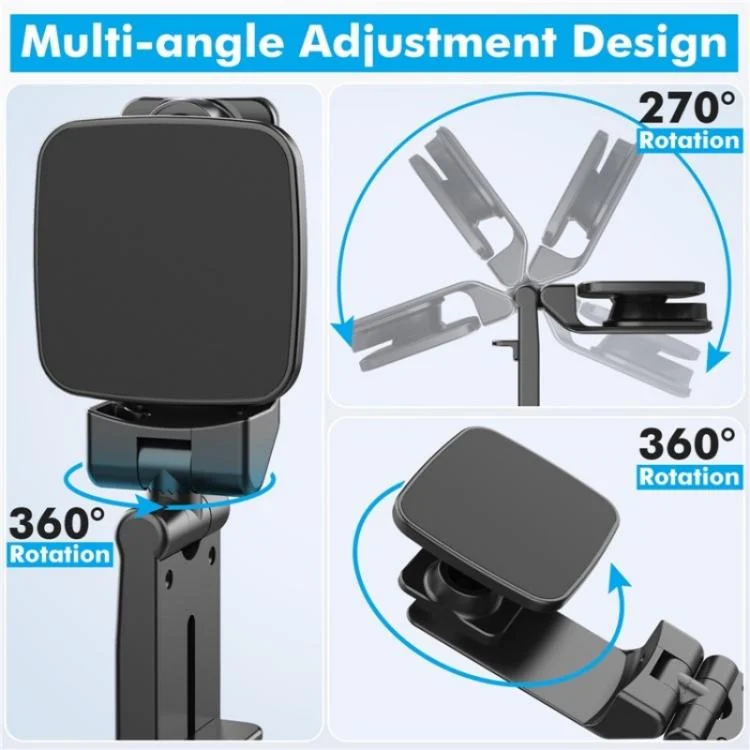 SYA0027792_4.webp MA-161E Universal Clip-On Lazy Stand Adjustable Desktop Magnetic Phone Holder - Image 5