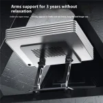 J26S Adjustable Foldable Desktop Tablet Alloy Steel Metal Stand, J26S, J26 - Image 3