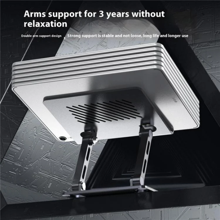 SYA0027874_B2.webp J26S Adjustable Foldable Desktop Tablet Alloy Steel Metal Stand, J26S, J26 - Image 3