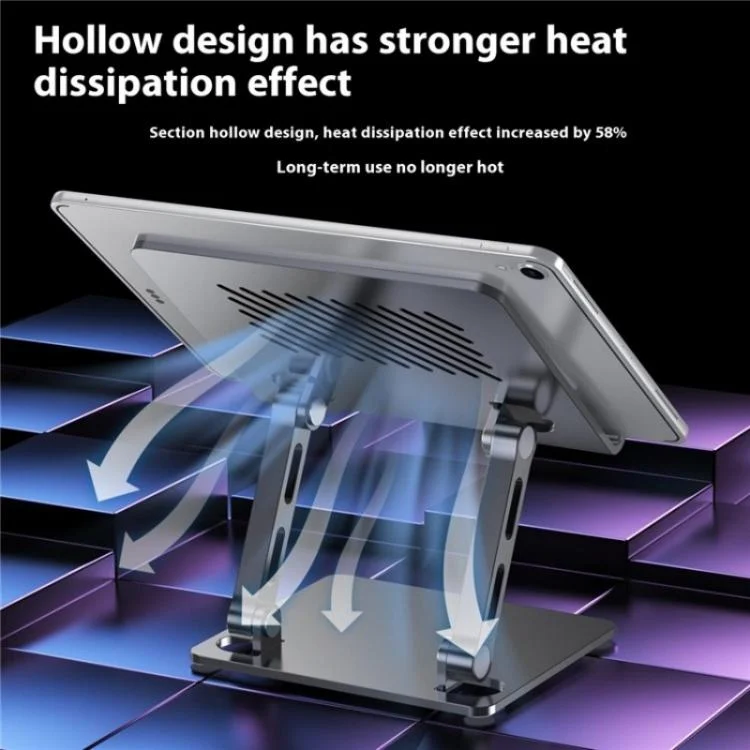 SYA0027874_B4.webp J26S Adjustable Foldable Desktop Tablet Alloy Steel Metal Stand, J26S, J26 - Image 5