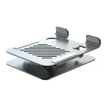 L8 2 in 1 360 Degree Rotating Foldable Desktop Phone Tablet Metal Cooling Holder - Image 3