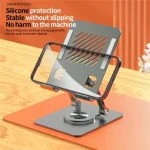 L8 2 in 1 360 Degree Rotating Foldable Desktop Phone Tablet Metal Cooling Holder - Image 8