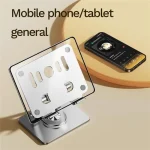 J58 Dual Rod Support Alloy Steel Foldable Rotating Tablet Holder, J58 - Image 4