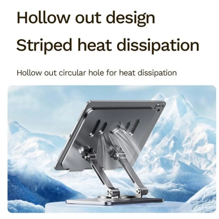 SYA0027877_B5.webp J58 Dual Rod Support Alloy Steel Foldable Rotating Tablet Holder, J58 - Image 6