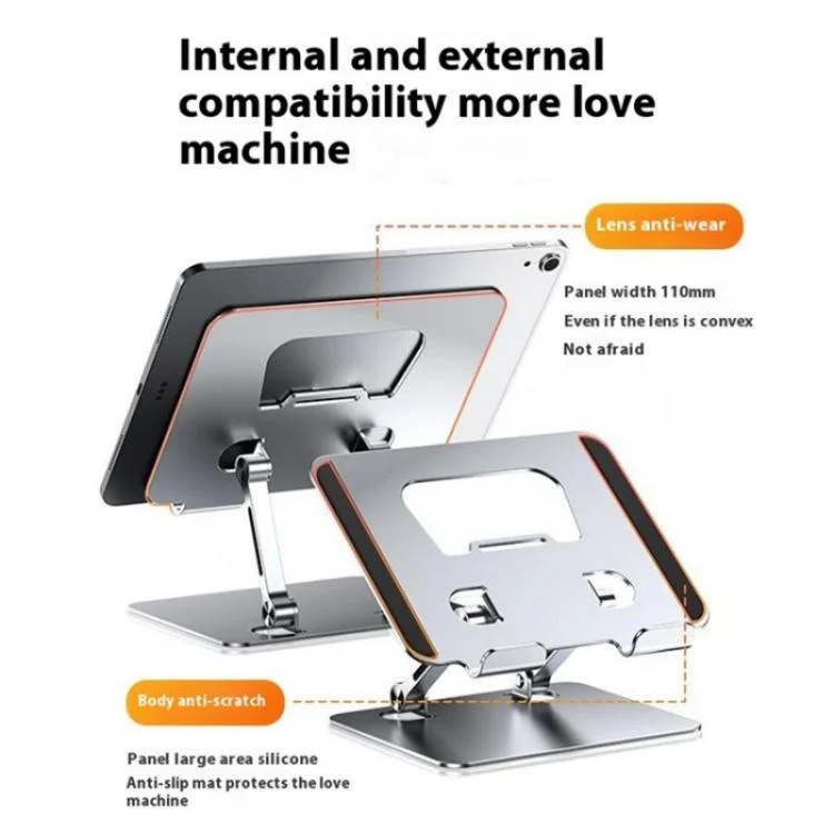 SYA0027878_B4.webp J18S 360 Degree Rotation Desktop Phone Tablet Alloy Steel Holder, J18S - Image 5