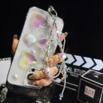 Heidi Pearl Woven Bow Mobile Phone Chain - Image 4