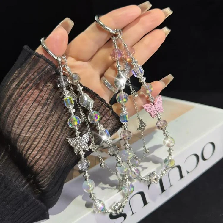 SYA0028126_B4.webp Butterfly Beaded Mobile Phone Chain - Image 5