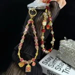 Lucky Cat Lucky Bag Blessing Blessing Word Mobile Phone Chain - Image 4