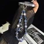 Zircon Tassel Grey Blue Heidi Bead Crystal Chain - Image 4