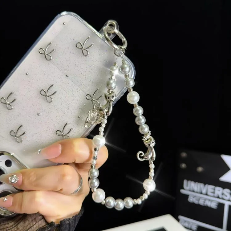 SYA0028134_B3.webp Cat Sun Star Pearl Mobile Phone Chain, Sun and stars, kitty - Image 4