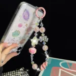 Cartoon Crystal Star Bow Phone Chain - Image 4