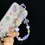 Cartoon Crystal Star Bow Phone Chain - Image 5