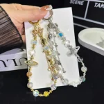 Cosmic Star Color Pearl Phone Chain - Image 3