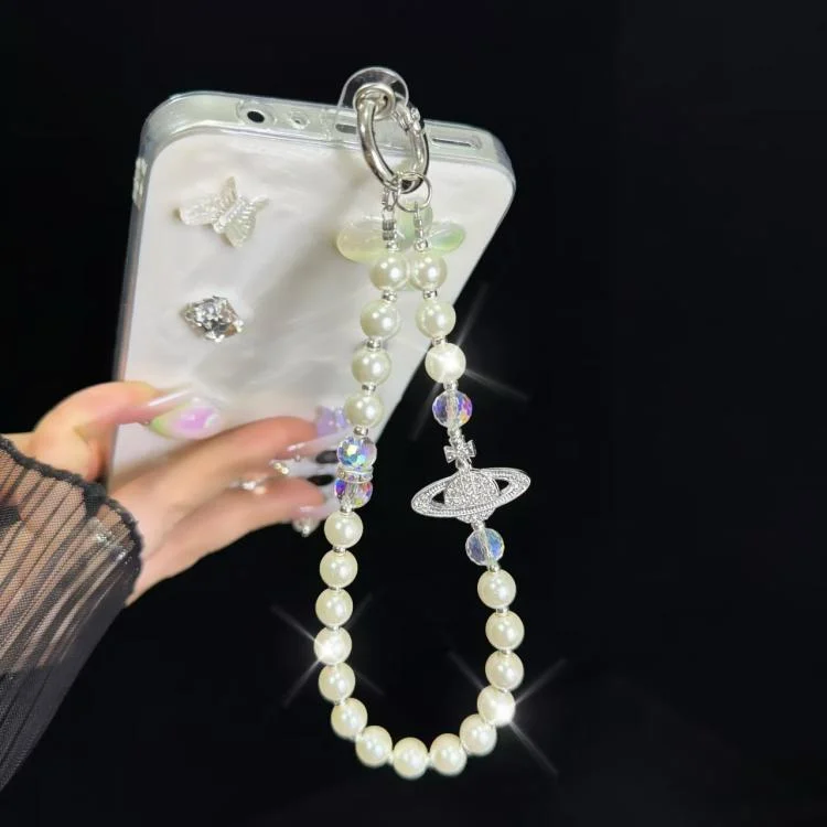 SYA0028156_B3.webp Alloy Saturn Crystal Pearl Phone Chain - Image 4