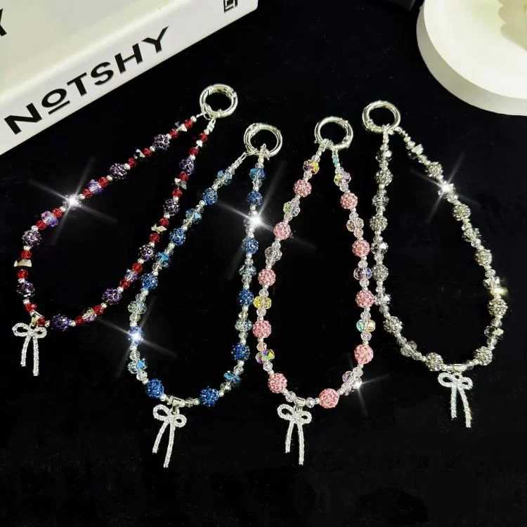 SYA0028159_B2.webp Colored Clay Bow Fashion Phone Chain - Image 3