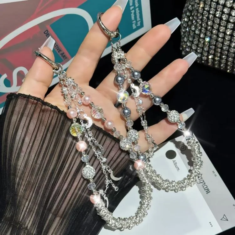 SYA0028183_B4.webp Clay Ball Crystal Beads Chain Mobile Phone Chain - Image 5