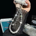 Clay Ball Crystal Beads Chain Mobile Phone Chain - Image 6