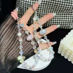 Super Flash Crystal Lantern Square Phone Chain - Image 2