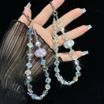 Super Flash Crystal Lantern Square Phone Chain - Image 3