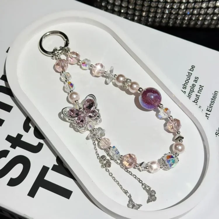 SYA0028225_B5.webp Alloy Rhinestone Butterfly Phone Chain - Image 6