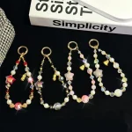 Starry Sky Beads Pentagram Mobile Phone Chain - Image 3