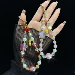Starry Sky Beads Pentagram Mobile Phone Chain - Image 4