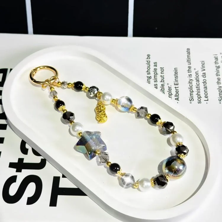 SYA0028227_B6.webp Starry Sky Beads Pentagram Mobile Phone Chain - Image 7